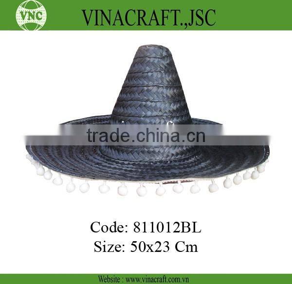 Mexican sombrero straw hat bamboo hat