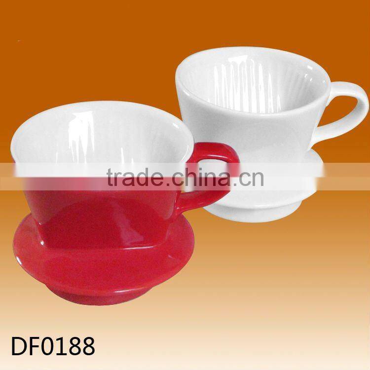 Wholesale ceramic coffee filter,coffee filter holder,coffee filter cup