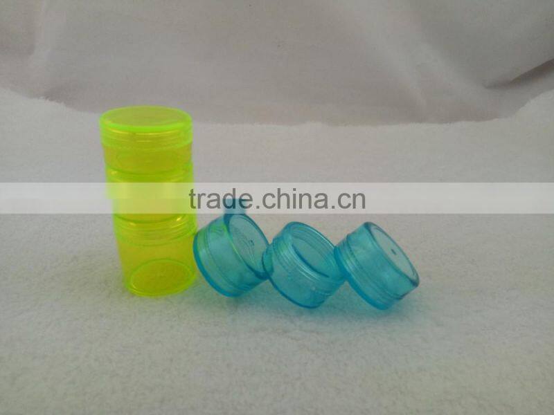 7pcs cheap color plastic travel bottle set travel bottle kit bottle container