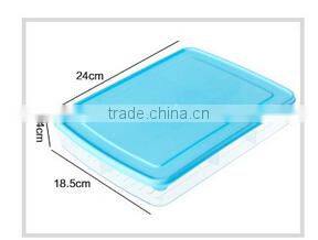 Wholesale Stock Small Order Kitchen Plastic Food Seal Crisper Box