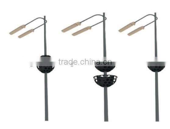 SOL good design lamp post green planter hydroponics vertical green post planter