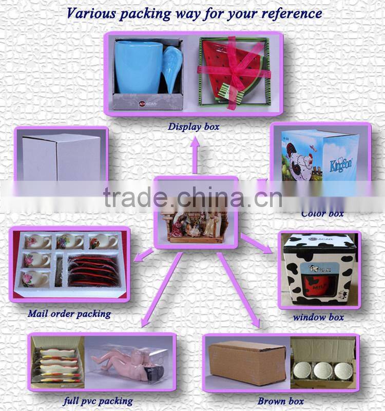 Decoration porcelain nativity scene