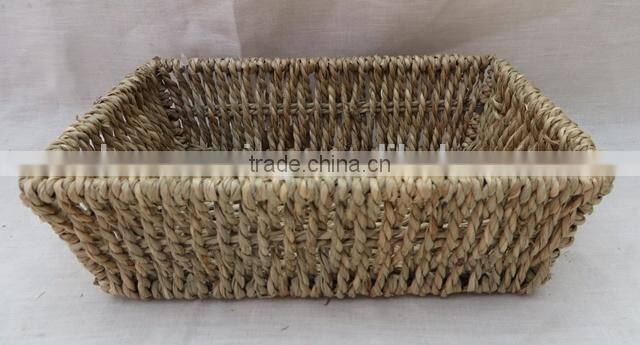 Cheap price handwoven straw bread basket