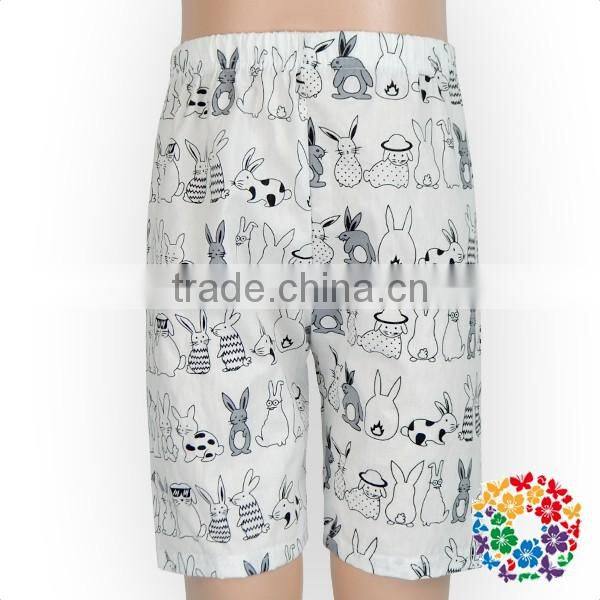 Easter party clothing adorable boys grey bunny baby shorts