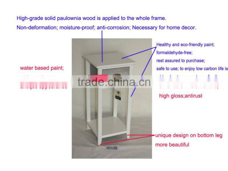 Simple Style Table with drawer Side Table Living Home Tea Table