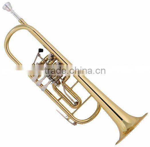 Professional high grade Bb key silver plated trumpet
