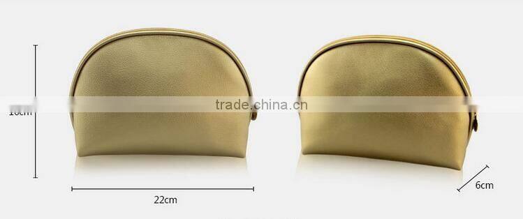 promotion fashional travel leather cosmetic bag