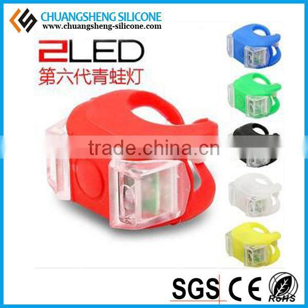 Convenient lighting your road green silicone led road bike for night eyes