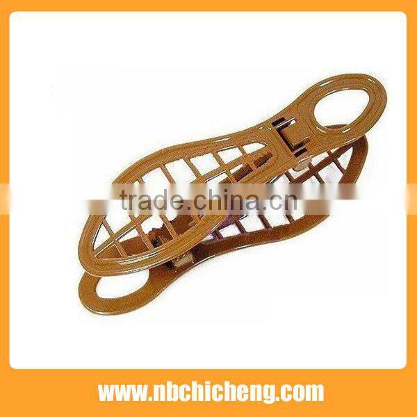 Foldable plastic shoe rack