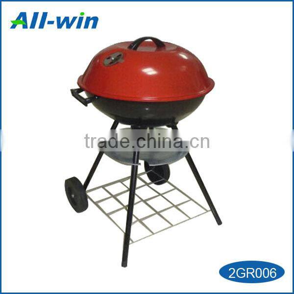 New deisgn easily-assembled 17 inch grill for outdoor BBQ