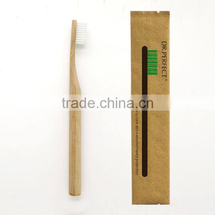High Quality Bristles Anti-bacterial Oral Cleaning OEM Wholesale Type Adult Bamboo Toothbrush