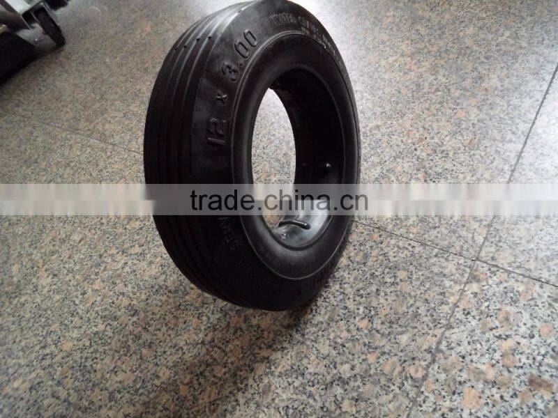 rubber wheel tire 12*3.00