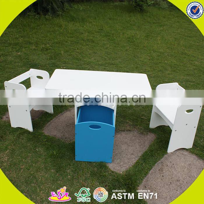 Wholesale cute design wooden kids furniture top quality wooden kids furniture table and chairs W08G086