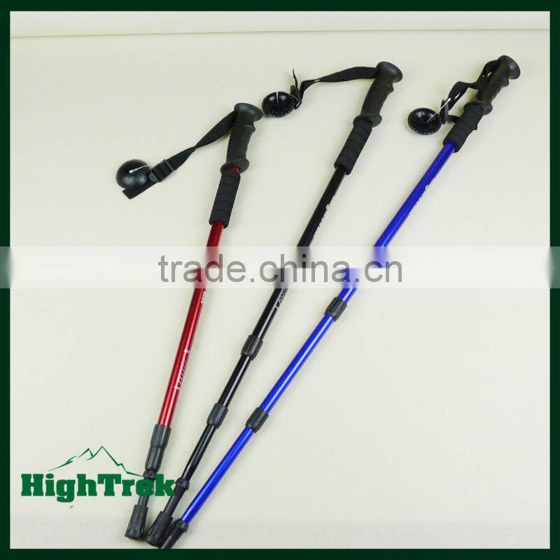 2015 NEW three section colorful nordic walking stick