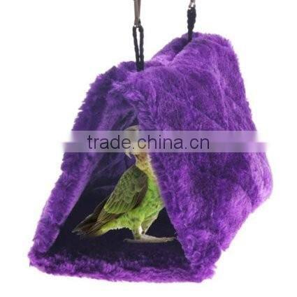 Bird Parrot Budgie Nest Shed Fluffy Warm Suspended Hut Toybird-nests