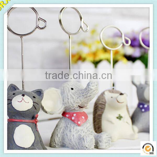 Hot sale Lively animals kids photo memo holder plastic paper memo clip/Custm made plastic memo clips factory
