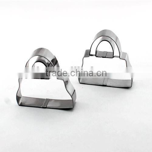 100% Food grade handbag cookie cutters FDA standard cookie press