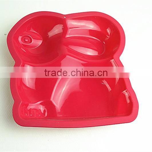11040 Easter Rabbit shaped silicone chocolate mould and mold