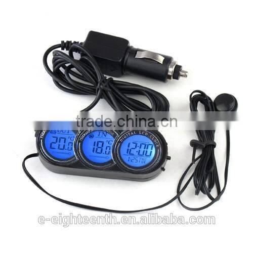 new Car Mini LCD Digital Indoor Outdoor Temperature Thermometer