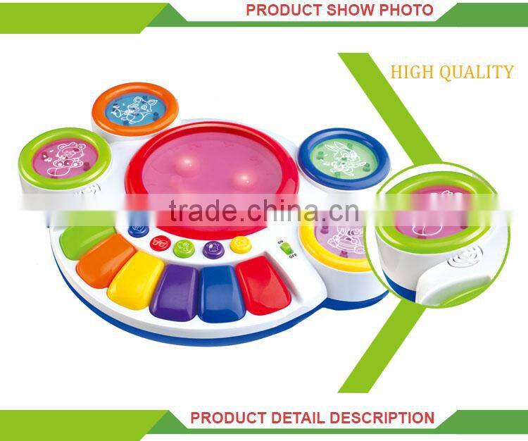 Best selling electronic plastic children hand drum musical instrument