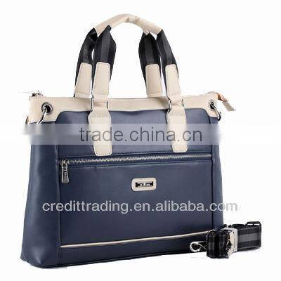 2012 Fashion PU Leather Mens Briefcase/Computer Bag with Handle