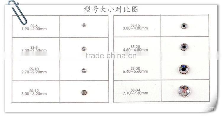 Wholesale AAA quality flat back nail art rhinestones