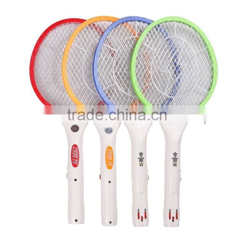 Hot sale anti mosquito ZHOUYU rechargeable mosquito bat with LED light