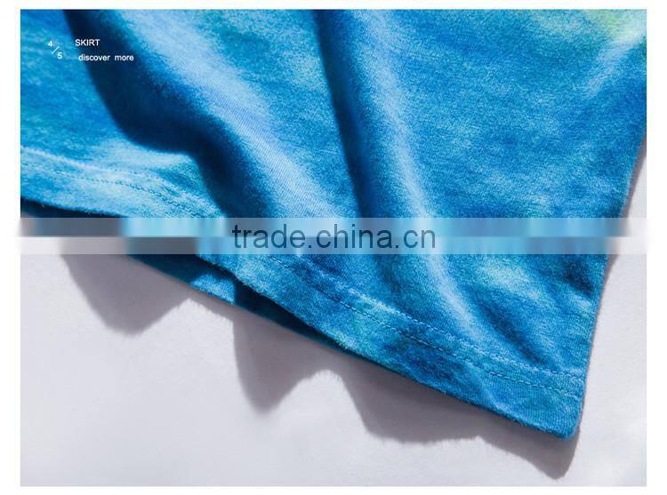 Men Tie Dye T-shirt , summer shirt,brushed color T-shirt