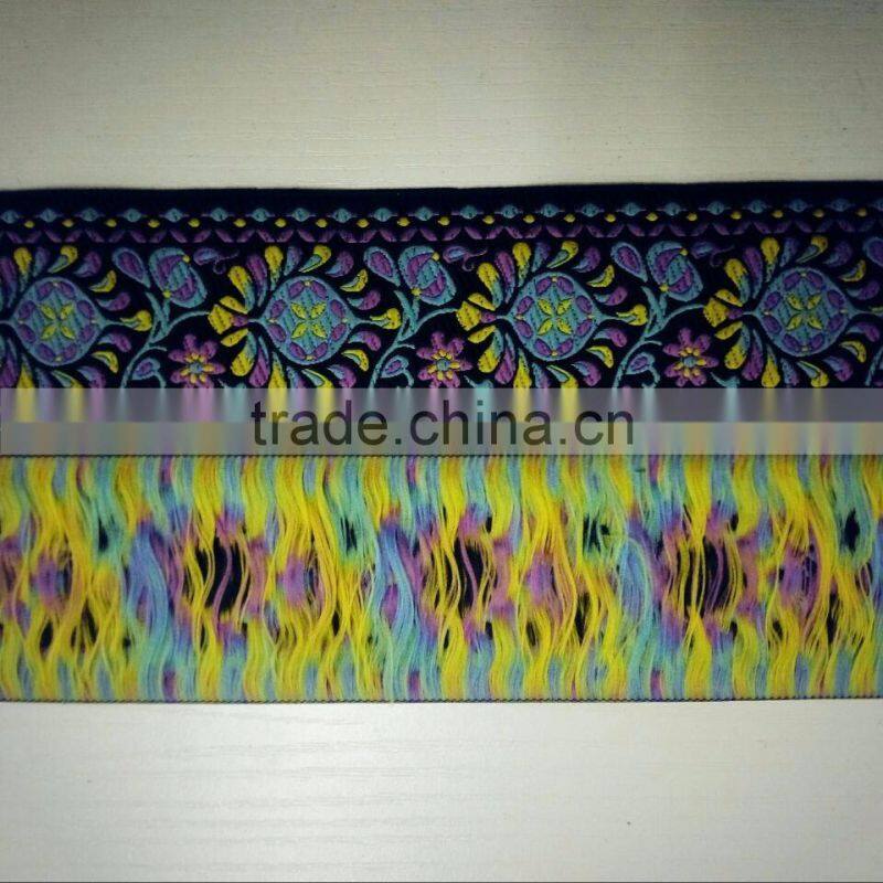 2016 Custom high quality cheap Jacquard Ribbon