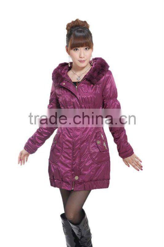 2013 Women's long style of warm winter coat