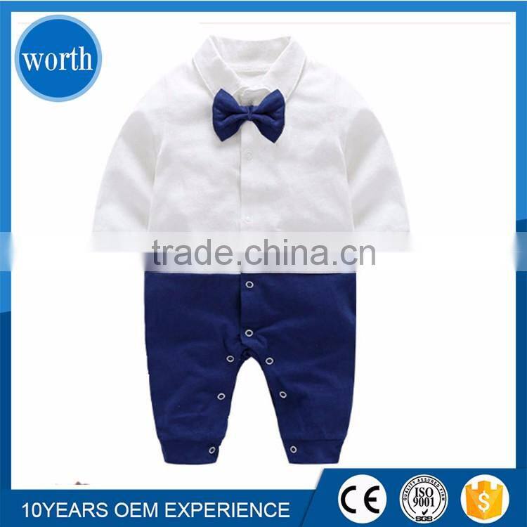 (High Quality) 2017 Summer newborn baby boy toddler romper clothing