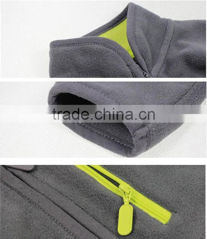 Brand 4-12Y Spring Boys And Girls Cardigan Coat Jacket Kids Pure Color Outfit Kids Clothings Children Polar Fleece Jacket