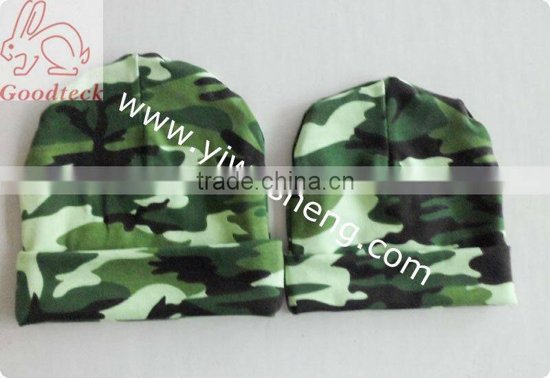 toddler black and white damask cotton baby hat