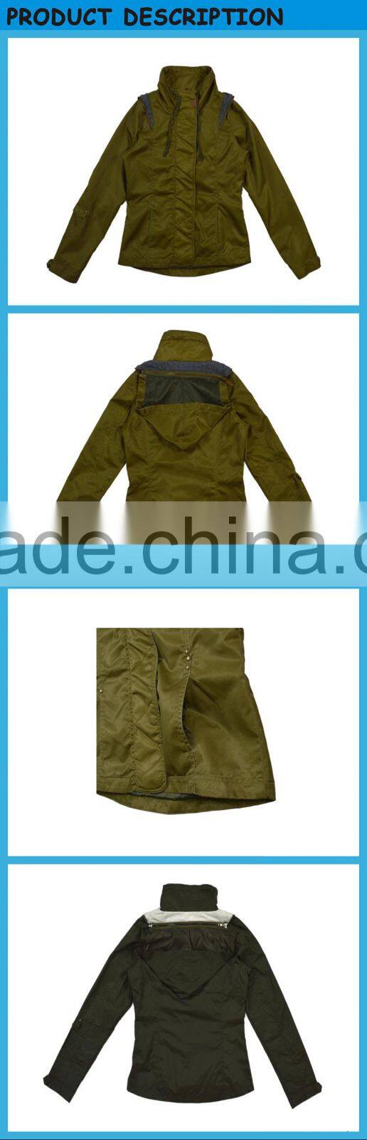 Oversize Army Green Trench Woodland Sport Spring Jacket Women