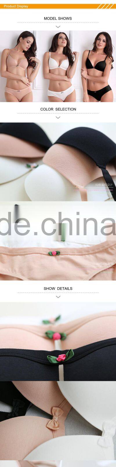 HSZ-5006 Hot Sexy Girls Underwear Bra and Panty Set Seam Mature Women Lingerie Underwear