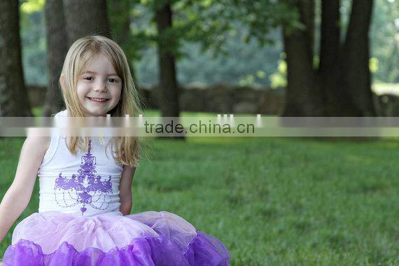 Hot sale cute tutu skirts teen pettiskirt pettiskirt outfit cute girls skirt chiffon wholesale pettiskirts set for girls