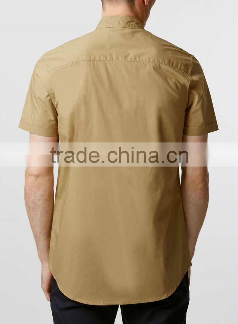 wholesale mens shirt short sleeve shirt with pocket latest design shirt