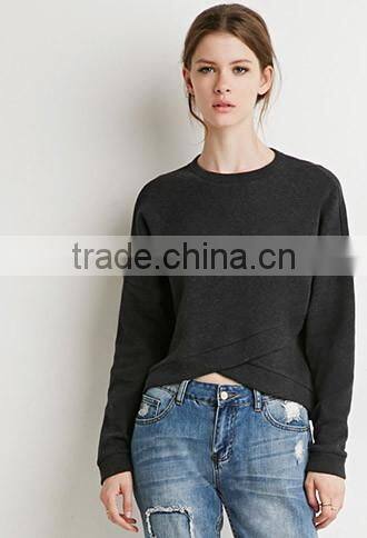 In 2015 the spring and autumn period and the new classic irregular loose long-sleeved cotton fleece