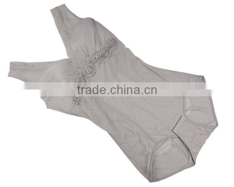 fashion lace collar seamless perfect women body shaper