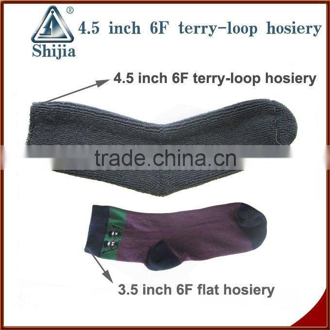6F terry-loop hosiery