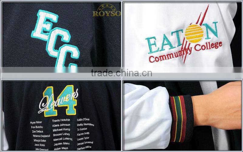 Customize Custom Made Mens Winter American Cheap Varsity Baseball High School Uniforms College Bomber Hip Hop Embroidery Jacket