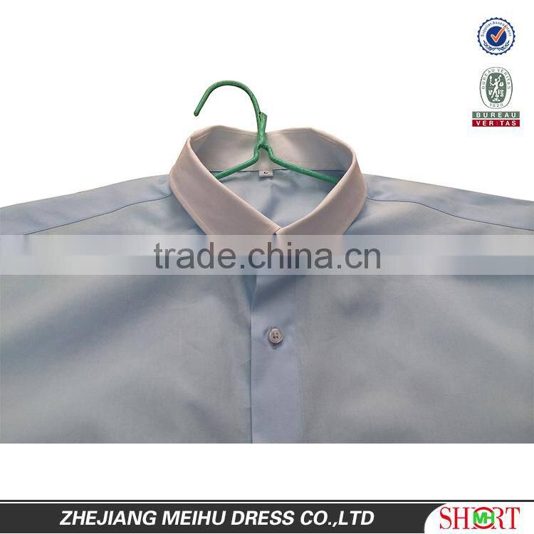 2016 Custom Men high quality short sleeve dress shirt