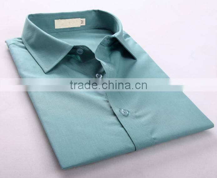China shirt manufacturer good price supply white color dress men shirts