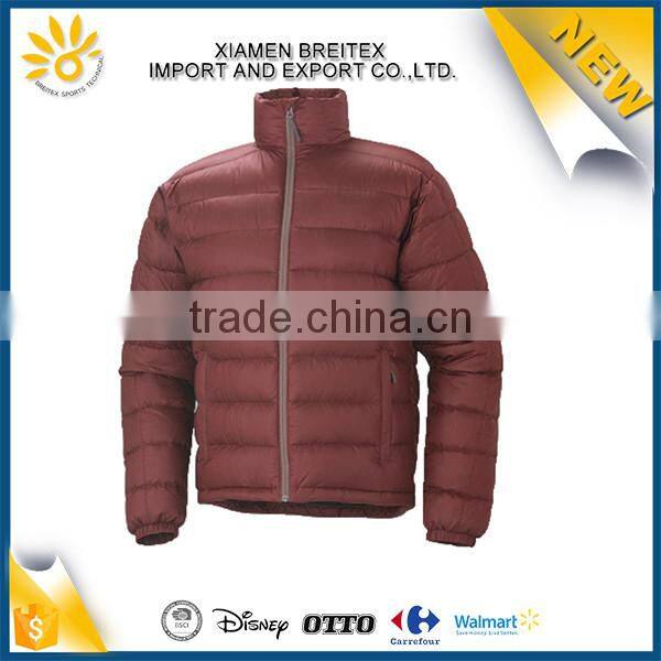 Good quality custom nylon outdoor winter light down jacket