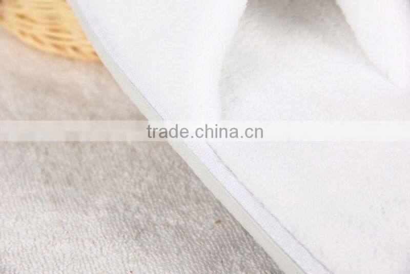 pure closed toe coral velvet hotel slipper