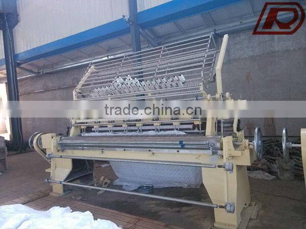 Mechanical manual multi needle quilting machine