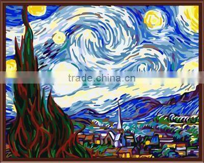 hot offer modern paint by numbers figure oil painting scenery