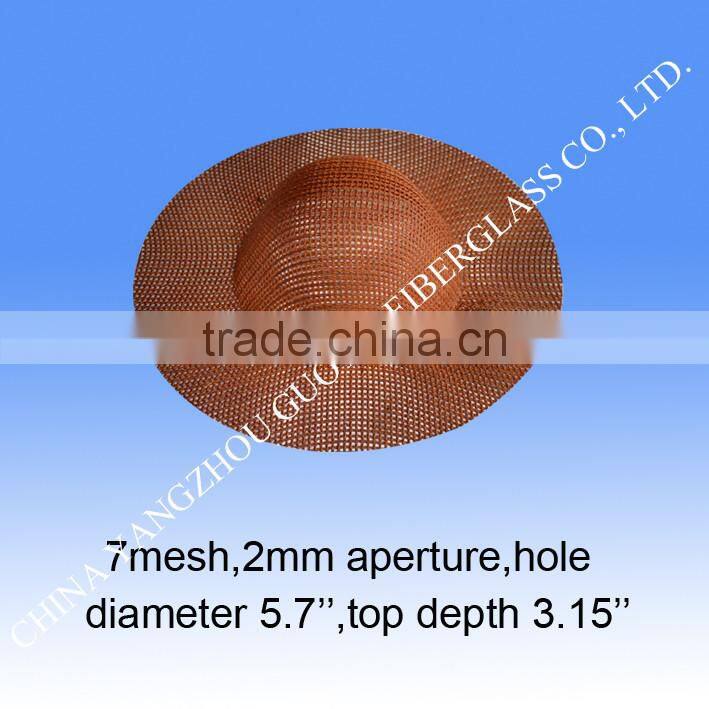 high silica roving in 3 warp yarn and 3 weft yarn weave way making Molten steel filtering part