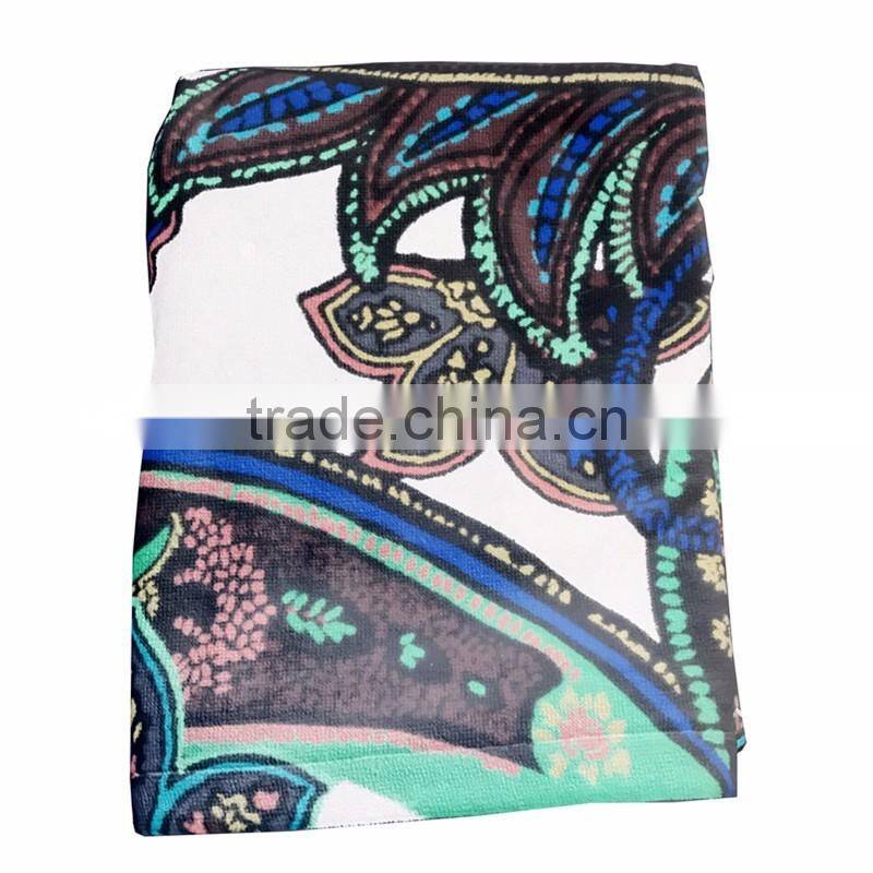 beach towel 100% cotton beach towel low moq and beach towel mandala