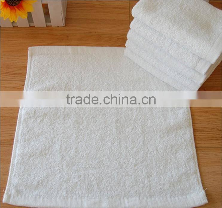 100% cotton customized size face towel for hotel